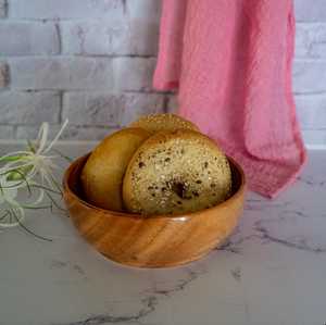 Cuenco de madera impreso recubierto de esmalte para decoración del hogar y cocina elegante juego de cuencos artesanales comedor cuenco de Acacia - Product Image 3