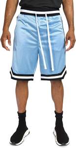 100% Polyester personnalisé Gym basket-ball Shorts Double couche entrejambe rue poches haute été sublimé solide motif écologique - Product Image 2