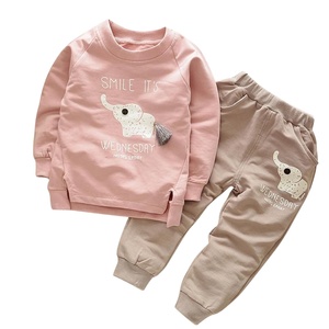 ชุดเด็กคุณภาพพรีเมียม เสื้อผ้าเด็กผู้หญิง เด็กผู้ชาย ชุดลำลองแบบ unisex ชุดแทรคสูทสีพื้น เสื้อแขนยาว กางเกงขายาว ชุด 2 ชิ้น ขายส่ง ODM - Product Image 2