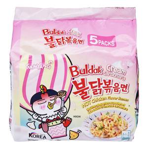 ซัมหยาง ครีม คาร์บอนารา บูลดัค ราเมนไก่เผ็ด บะหมี่กึ่งสําเร็จรูปผัด 140ก - Product Image 1