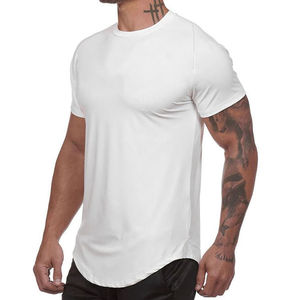 Venta al por mayor de calidad superior de los hombres de gimnasio Atlético camisetas logotipo personalizado de manga larga Fitness entrenamiento estilo Casual Loose Fit sólido - Product Image 6