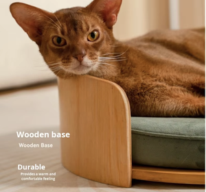 Cuccia avvolgente per cani in legno massello Eco Friendly per tutta la stagione - Product Image 3