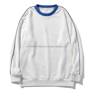 Meilleure fabrication sweats d'hiver pour hommes confortables 100% coton couleur blanche conception de qualité OEM surdimensionné bases brodées - Product Image 1