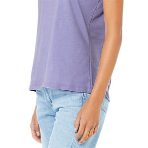 Camiseta elegante con cuello redondo para mujer, Material ligero para trajes casuales cómodos de verano con decoración de botones, colores vibrantes - Product Image 5