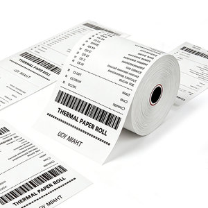 Rouleaux de papier thermique <span class=keywords><strong>80x80</strong></span> pour imprimante thermique directe, papier pour reçus de caisse enregistreuse - Product Image 4