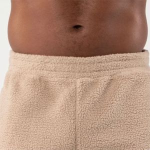 OEM Custom Manufacture winter half zip <b>sherpa</b> <b>Joggers</b> baggy pant fleece pants set <b>Joggers</b> for men - Product Image 6