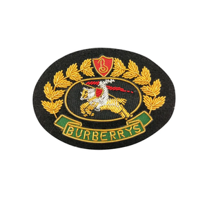 Badges de qualité supérieure en gros, badges personnalisés faits à la main, broderie sur tissu sergé, uniformes, blazer, badge brodé - Product Image 4
