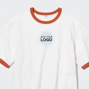 T-shirt à col rond en coton AIRism T-shirts imprimés personnalisés - Product Image 5