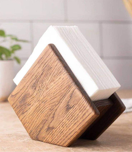 TIMELESS CRAFT Porte-serviettes de table en bois classique de qualité supérieure 100% écologique Durable Largeur et forme personnalisées - Product Image 5