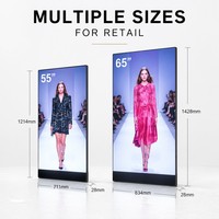 Écran LED extérieur ultra-léger pour mur-rideau, signalisation numérique publicitaire pour centre commercial