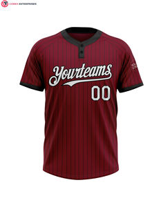 Poliéster Diseño personalizado Equipo Jugador Alta calidad Sublimación Softball Uniforme Softball Jerseys - Product Image 4