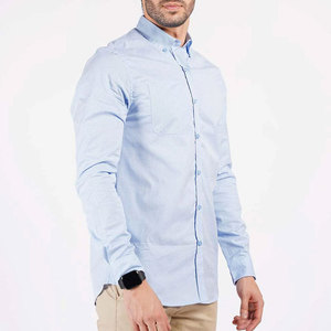 2025 superventas personalizado Slim Fit hombres camisas casuales de alta calidad ligero de moda hombres camisetas Casuales - Product Image 5