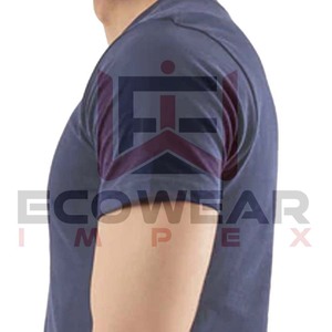 Vente en gros de t-shirts avec logo personnalisé pour hommes 100% coton, mode décontractée, motif uni, Offre Spéciale toutes tailles, XS-XXL - Product Image 4