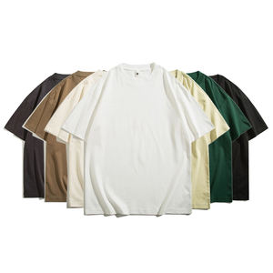 Men Plain Sport <b>T</b> <b>Shirt</b> Custom Embroidery Logo High Quality <b>Heavy</b> Cotton <b>Shirt</b> Quick Dry Gym <b>Shirts</b> - Product Image 1