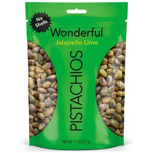 Wonderful Pistachios No Shells, Jalapeño Lime Flavored <b>Nuts</b>, 11 Ounce Resealable Bag - Product Image 4