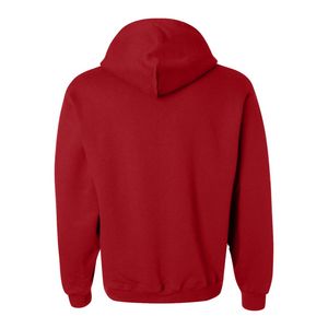 Sweat-shirt à capuche en polaire rouge pour homme, coupe régulière, décontracté, couleur unie, avec poche, pour l'automne - Product Image 2