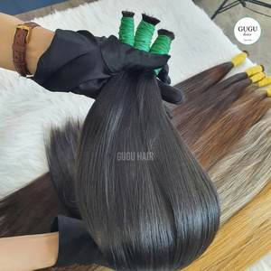 Extensions de cheveux humains en vrac droites naturelles de luxe Longueur personnalisée Cheveux bruts vietnamiens directement du fabricant - Product Image 3