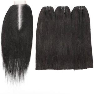 Venta al por mayor 8 pulgadas Afro/Curl Raw Bundle Doble Trama 12A Grado Virgen Extensiones de Cabello Indio Ondulado Natural Cutícula Extensiones de Cabello Humano - Product Image 1