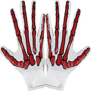 Ultimate Performance Booster Gants de football pour jeunes Super Sticky Silicone Grip Palms American Wide Receiver Gants de football - Product Image 1