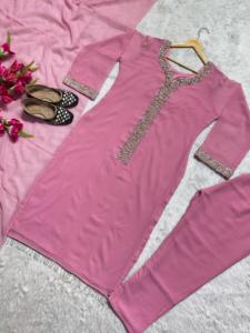 3 Piece Chiffon Suit | Shalwar Top <strong>Pakistani</strong> Dresses for Women | Indian <strong>Pakistani</strong> Clothing <strong>Anarkali</strong> Dress Kurti