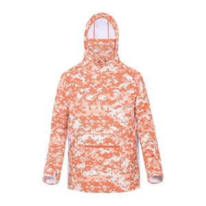 Sweat à capuche de pêche pour homme UPF 50 respirant 100% polyester à manches longues personnalisable Vêtements de plein air de haute qualité - Product Image 1