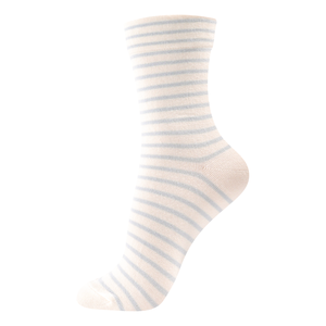 Calcetines de Algodón de Punto Transpirable para Mujer, Diseño a Rayas, Colores Pastel, Calcetines Coreanos para Uso Diario - Product Image 4