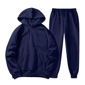 ชุดวิ่งกันหนาวมีซิปสำหรับผู้ชายชุดเล่นกีฬาผ้าฝ้ายระบายอากาศได้ดีมีโลโก้ตามสั่ง - Product Image 6