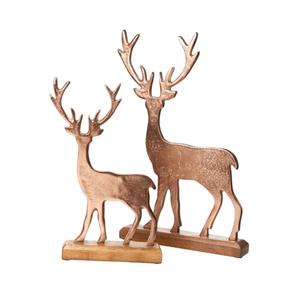 Luxurious Black Metal <b>Christmas</b> <b>Tree</b> Sculpture With Wooden Base Modern Tabletop Home Decor For <b>Christmas</b> Decorations Best Price - Product Image 5
