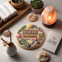 Maßgefertigte Himalaya-Salzlampe in Natürlicher Form, Umweltfreundliche Handarbeit, Heimdekoration, Feng Shui Pyramide, Musik-Kreuz, Blume