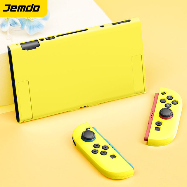 Jemdo Eco-Friendly TPU Case for Nintendo for Switch 2 Cute Design 2 Removable Dock Compatible Splash Proof Heat Game Accessories