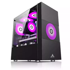 Boîtier <span class=keywords><strong>PC</strong></span> de jeu de haute qualité I9 14900k GTX 4090 Mid Tower, châssis d'ordinateur de jeu, boîtier de jeu MATX - Product Image 1