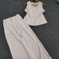 Ensemble Long Élégant pour Femme, Prix Usine, Naturel, Lavable, ODM, Personnalisé, Fabriqué au Vietnam, Ensemble Fille 2 Pièces Long