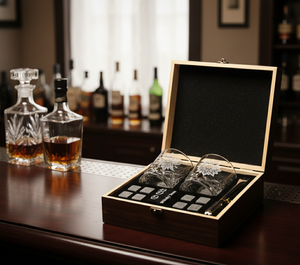 Ensemble de verres à <span class=keywords><strong>whisky</strong></span> en cristal de luxe avec boîte cadeau, pierres à <span class=keywords><strong>whisky</strong></span>, pinces pour bar, fête, logo personnalisé, vente en gros d'ensemble de <span class=keywords><strong>whisky</strong></span> - Product Image 6