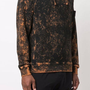 Sweat à capuche lavable à l'acide confortable et respirant à séchage rapide avec logo personnalisé Top tendance Sweat à capuche lavé à l'acide pour hommes - Product Image 2