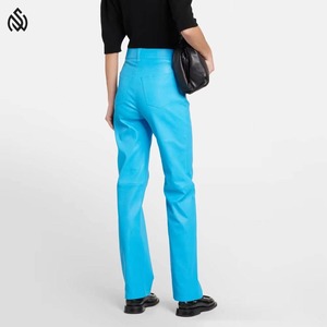 กางเกงหนังแกะหนังแท้สำหรับผู้หญิง Customize100 %, กางเกงหนังแกะระบายอากาศได้ดีใหม่2025 - Product Image 3