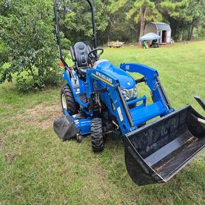 Venta al por mayor de calidad superior New Hollands Workmaster 25S 40 HP 4WD Tractor de ruedas mejor precio hidrostático de carga frontal de la granja de la bomba - Product Image 6