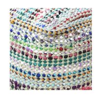 Pouf ottoman en coton imprimé vintage Art Déco fait main, coussin de sol, repose-pieds, siège, décoration de salon, décoration de mariage, antistatique