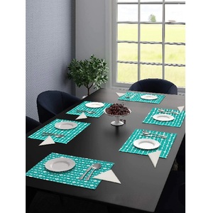 Tapis de décoration de Table à manger de cuisine, imperméable, personnalisé, coloré, 100% coton biologique, certificat GOTS, facile à nettoyer - Product Image 3