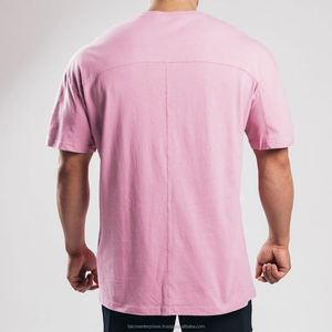 Camiseta para hombre Camiseta de gimnasio 95% algodón 5% Elastano suave entrenamiento Activewear transpirable de gran tamaño Fitness ropa de gimnasio - Product Image 3