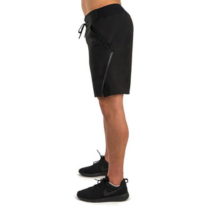 High Quality New Design Outdoors Back Zipper Eyelet Pockets Double <b>Layer</b> Sports Gym Running Shorts for Men - Product Image 4