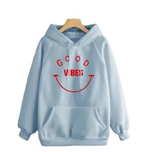 Anti-boulochage femmes hiver mode surdimensionné tricoté durable imprimé col rond sweats pour femmes sweats à capuche pour femme - Product Image 2