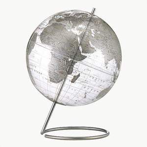 Design minimaliste de globe en fer à motif ajouré parfait pour les thèmes décoratifs propres et modernes - Product Image 2