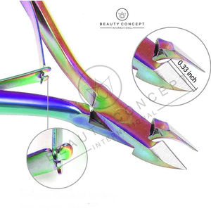 Cortauñas Rainbow de Acero Inoxidable con Abertura de Mandíbula Ancha, Ecológico, Concepto Internacional, Herramientas de Cuidado de Belleza para Piel Muerta - Product Image 4