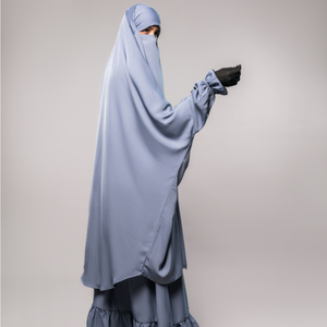 Proveedor al por mayor transpirable cómodo logotipo personalizado aceptable color liso para vestido Jilbab para mujeres musulmanas tradicional - Product Image 1