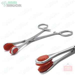 Meilleure qualité jeune langue pince chirurgicale OB gynécologie acier inoxydable manuel classe I utilisation hospitalière CE ISO approuvé Hasni - Product Image 2