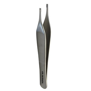 Pince à tissus Adson Brown de qualité supérieure en acier inoxydable, précision 7x7 dents, longueur 12 cm, instrument chirurgical médical - Product Image 1