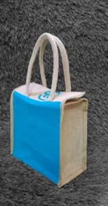 <b>Tiffin</b> <b>Box</b> Jute Non Insulated Lunch Bag Jute Fancy Laminated Jute Bag - Product Image 2