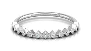 แหวนเพชรเหลี่ยมเพชรพลอยธรรมชาติ 14k สีเหลืองทอง 13 Lab ปลูกแหวนเพชรพลอย IGI ได้รับการรับรองเพชรตัดกลมแหวนหมั้นทองคําแท้ - Product Image 6