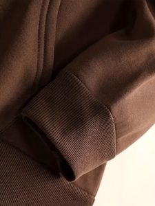 เสื้อฮู้ดดี้ผู้ชายคุณภาพสูง สไตล์โอเวอร์ไซส์ พิมพ์ลายตามสั่ง ผ้าฝ้ายเนื้อนุ่ม สวมใส่สบาย สำหรับฤดูหนาว รับสั่งทำเสื้อฮู้ดดี้ผู้ชาย - Product Image 4