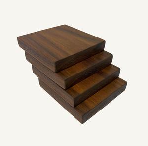 Natural Wooden Round Shape Drinks Serving Coasters Tableware Mat & <b>Pads</b> for Kitchenware Walnut Tea & <b>Coffee</b> Coaster - Product Image 2